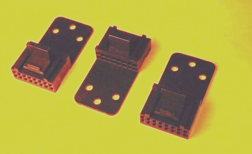 3-Pack 16-Pin Blank Plug Motorola Maxtrac GM300 VHF UHF