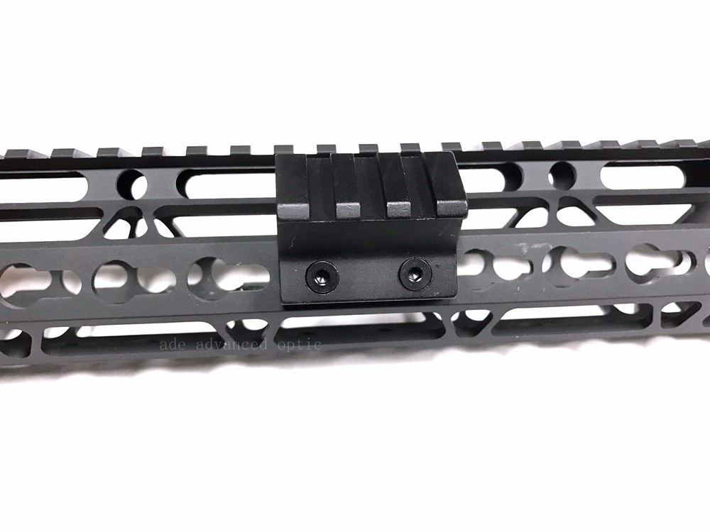 Ade Advanced Optic 45 Deg Offset Picatinny Rail Section Keymod for Airsoft