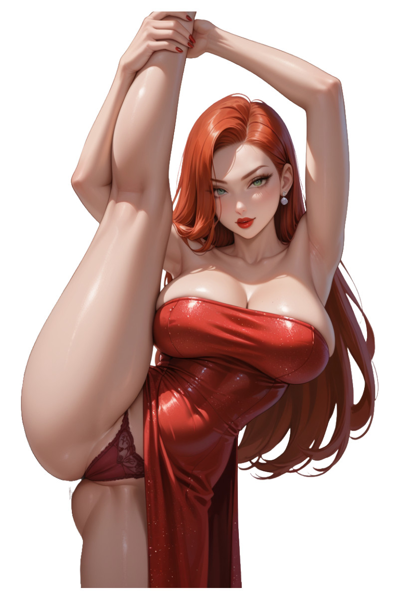 1738 Jessica Sticker, Waterproof, Laminated, Waifu, Sexy