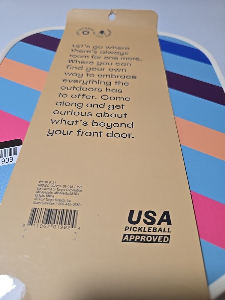 Embark Pickleball Paddle Striped