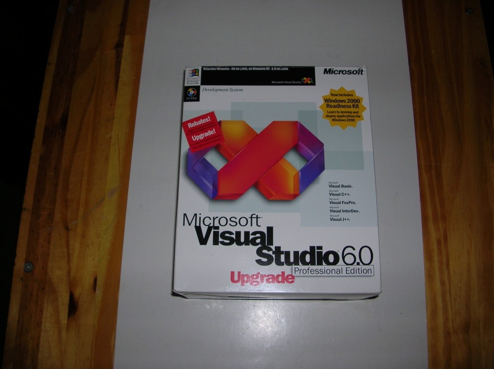 Microsoft Visual Studio 6.0 Professional Edition Upgrade