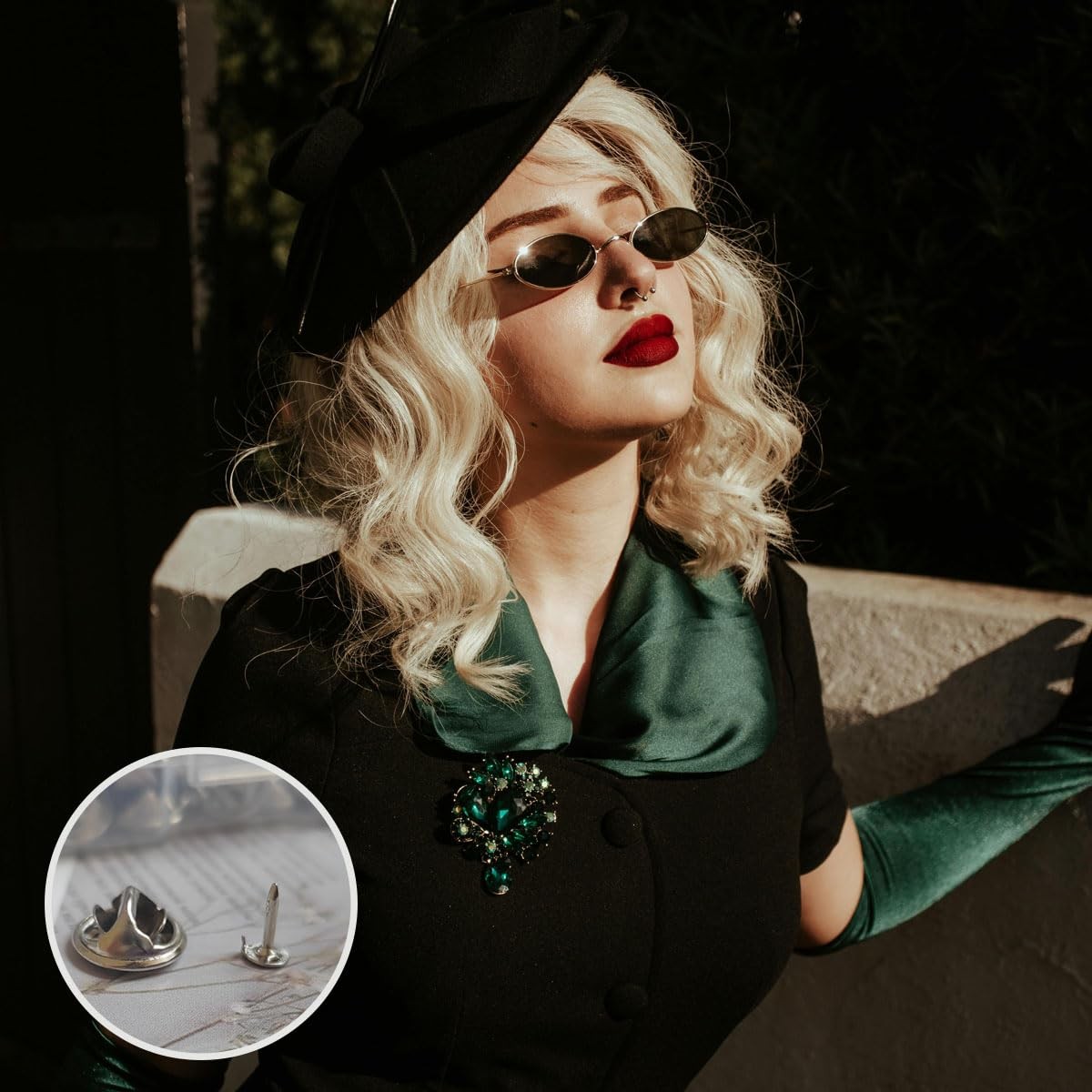 100 PCS Metal Locking Pin Backs Replacement, Butterfly Tie Tacks, Pin Keepers...