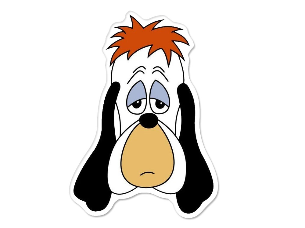 Droopy Dog Sticker Decal XV