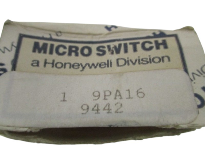 MICRO SWITCH 9PA16 ACTUATOR SWITCH  NSMP
