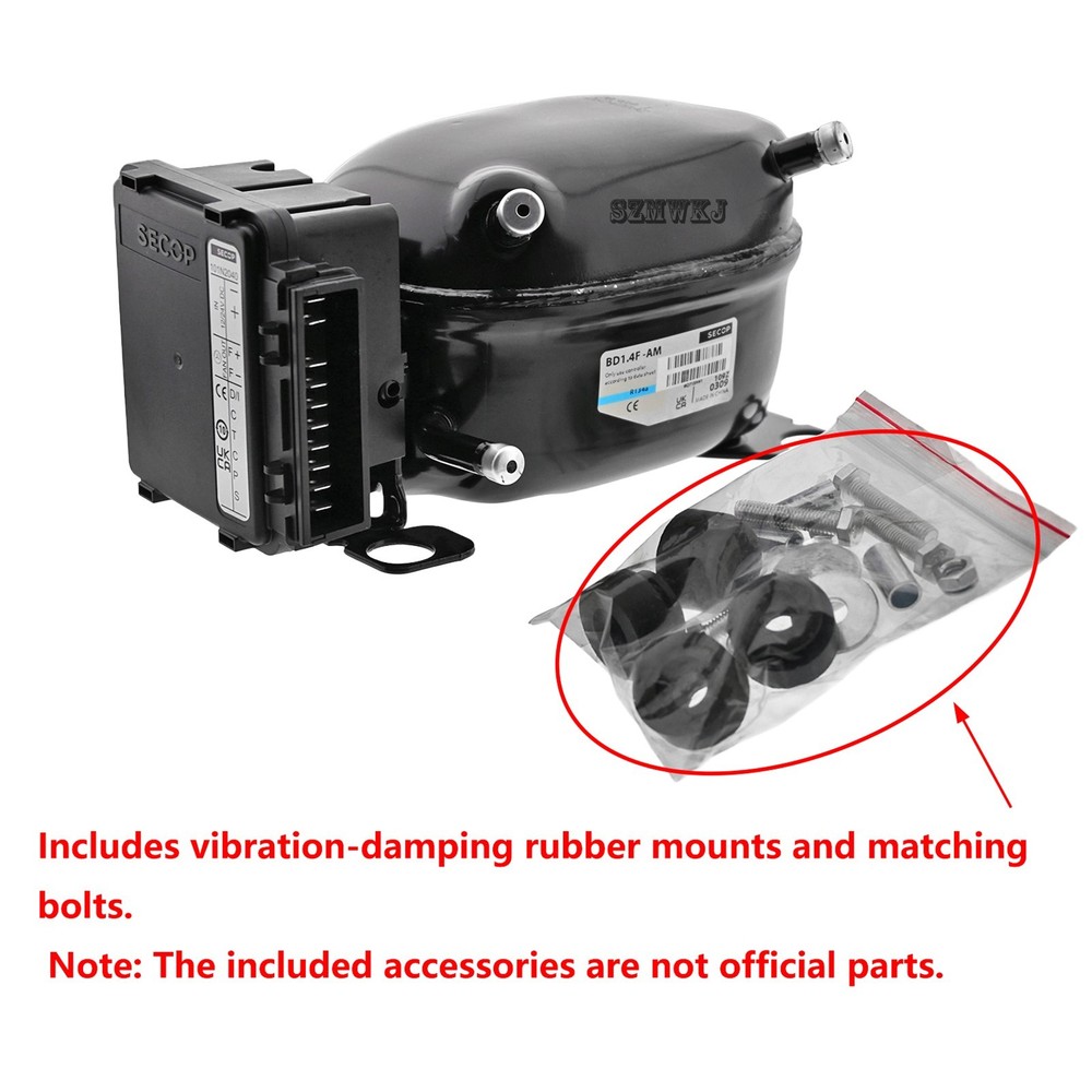 SECOP BD1.4F Compressor W/ 101N2040 Controller for Car Refrigerator Freezer Part