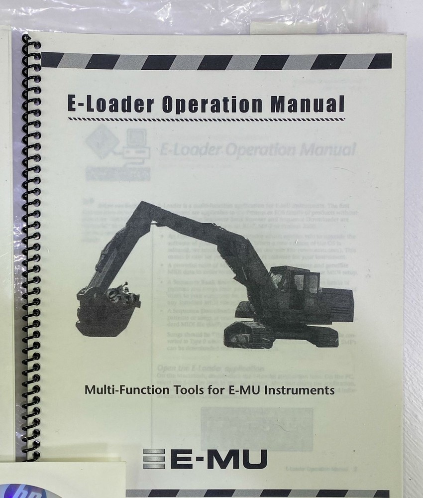 E-MU E-Loader Operations Manual