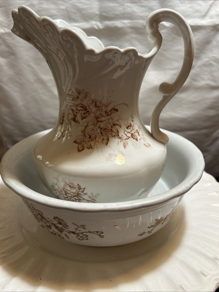 Taylor & Knowles Pitcher And Basin