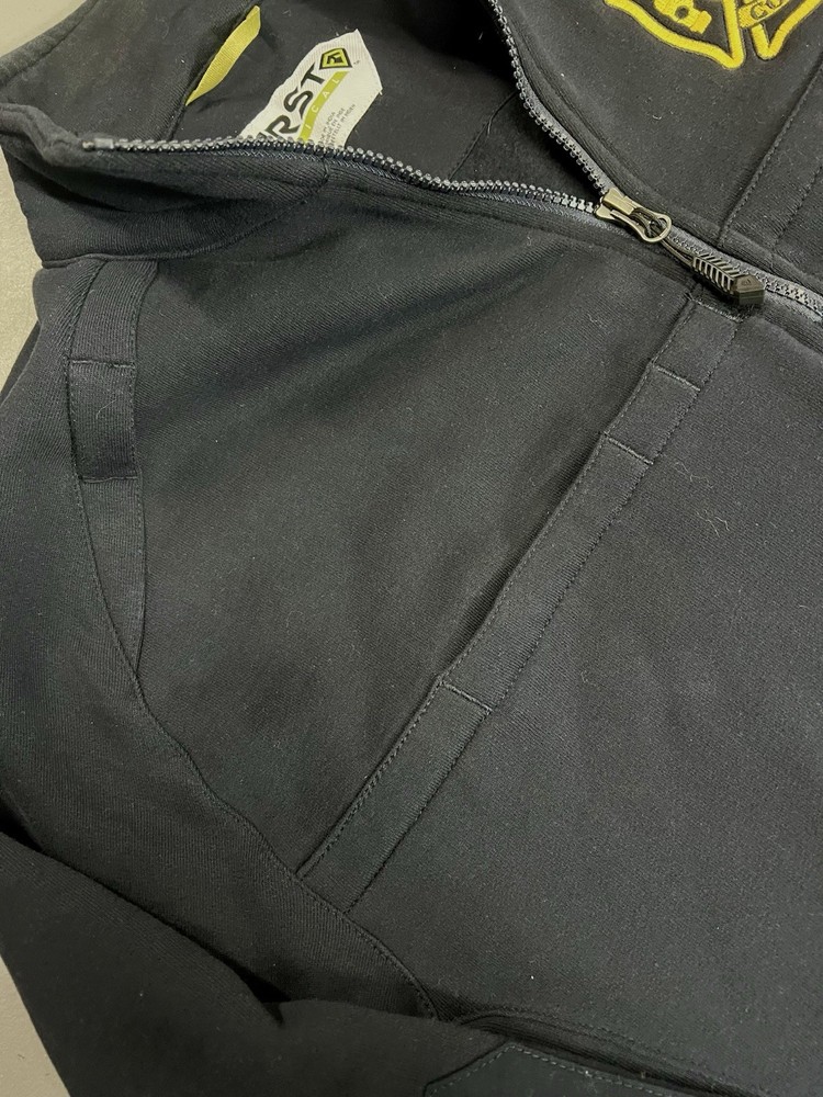 First Tactical Black Tactix Softshell 1/4 Zip Fire Dept. Jacket Large 🔥