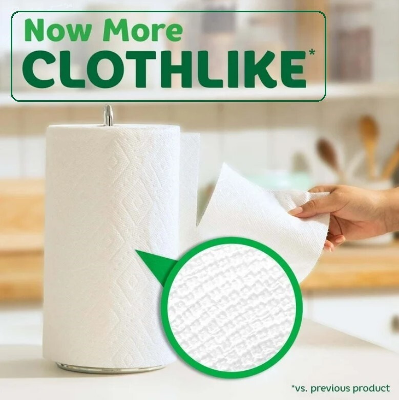 Bounty Select-a-Size Paper Towels, 4 Triple Rolls