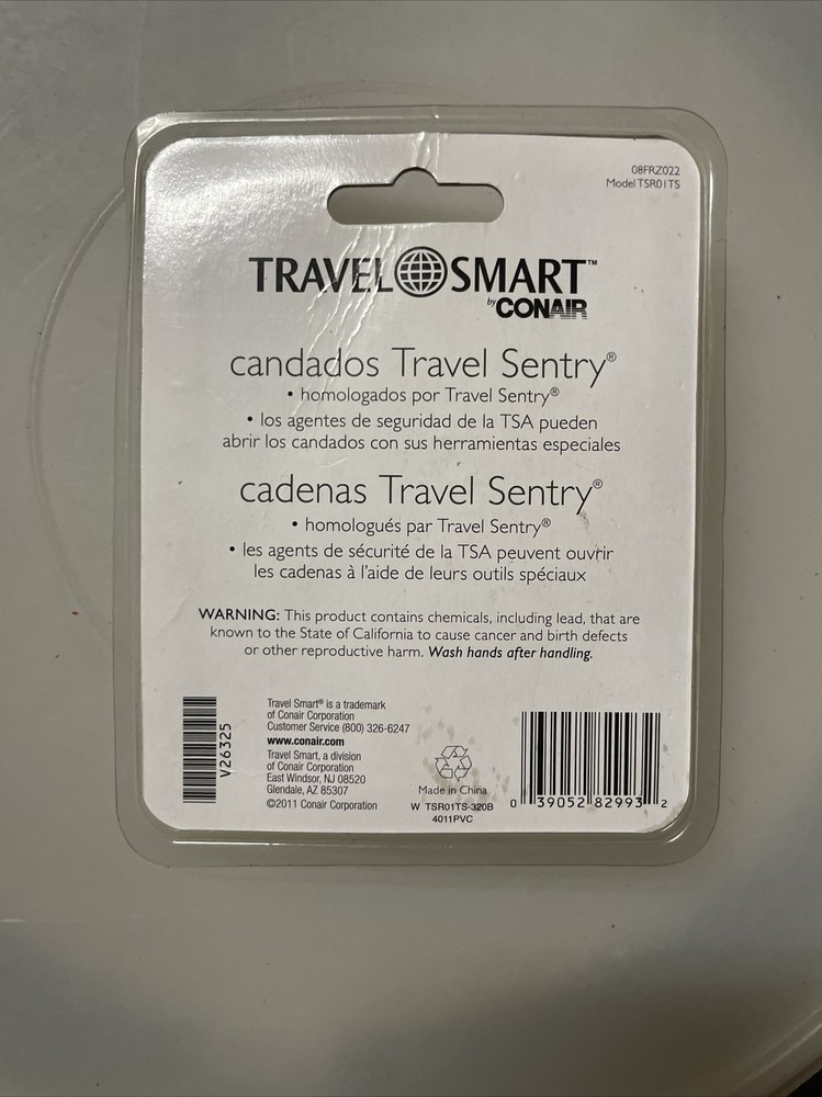 Travel Smart Padlock Luggage Key Lock TSA Recognized Locks