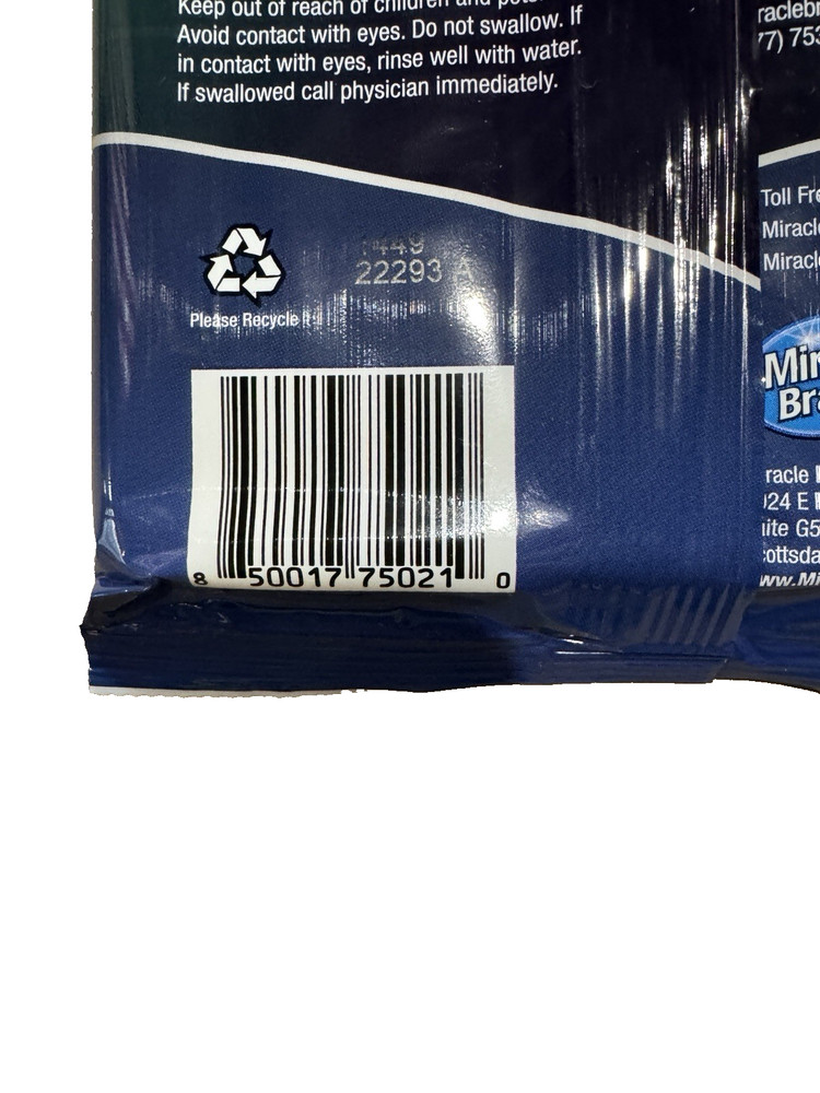 Miracle Brands Electronic Wipes Travel Size, 3 pack, 20 each pack