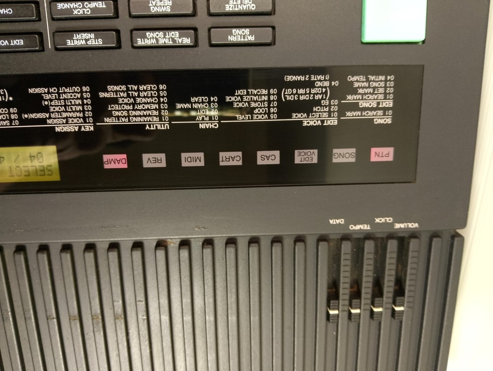 Yamaha RX5 Drum Machine With ROM Cartridge Working Tested Condition