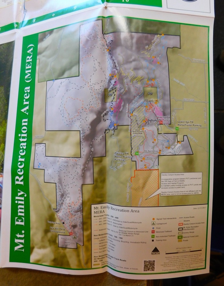Map of Union County, Northeast Oregon