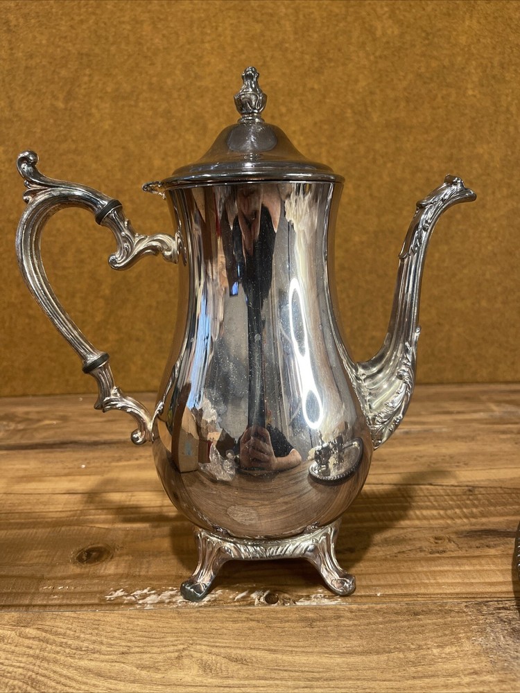 Vintage Silverplate 4 Piece Coffee Tea Serving Set International Silver Co.