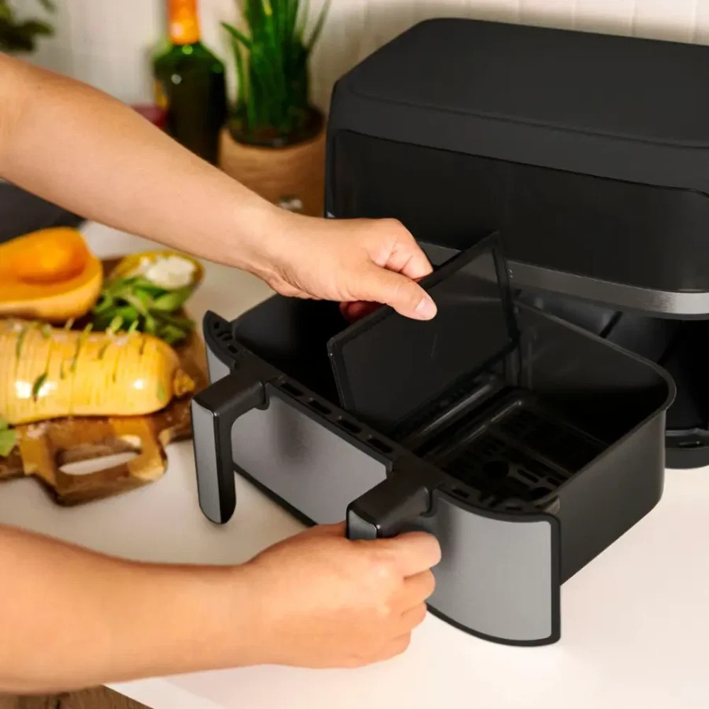 bella PRO - 4-qt. TriZone Touchscreen Air Fryer with Dual Flex Basket