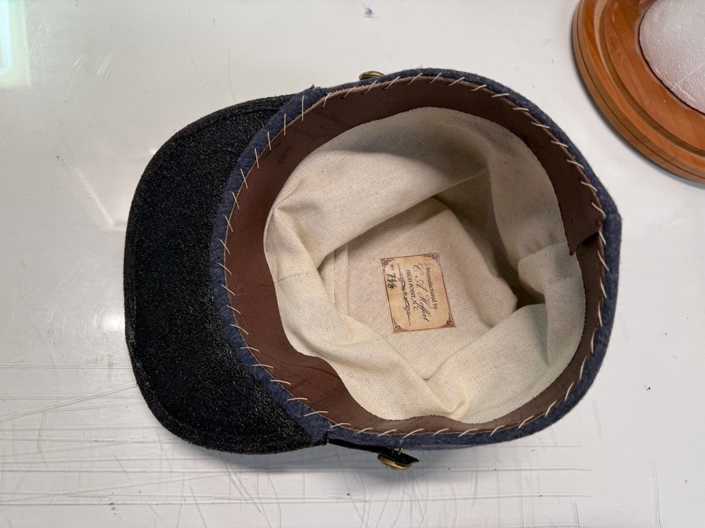 Civil War Confederate Forage Cap - 7-1/8”