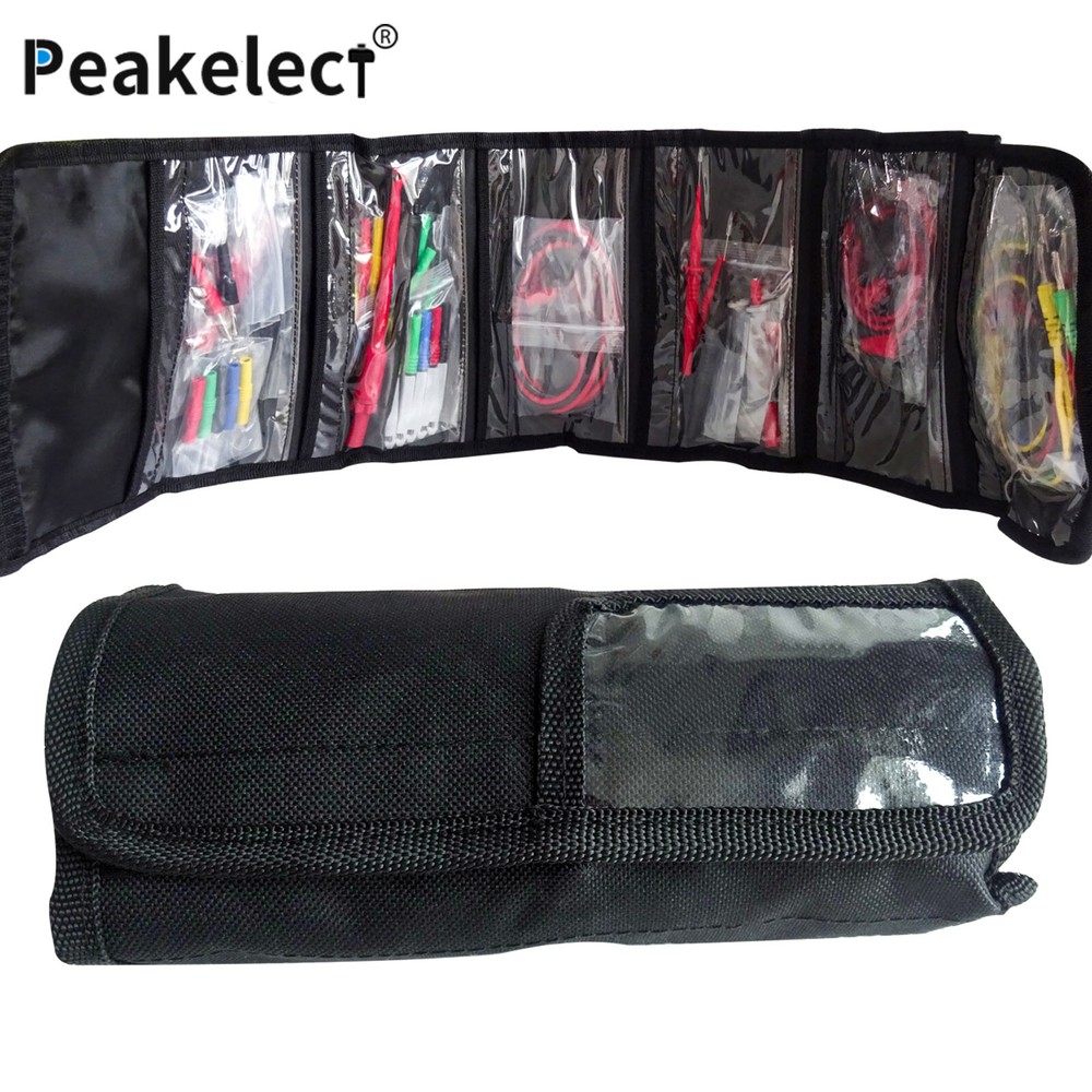 57PCS Back Probe Set Multimeter Test Lead Kit with Replaceable Probe Banana Plug