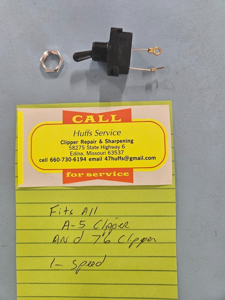 Oster  1-Speed Switch Fits A-5 and 76 Clippers