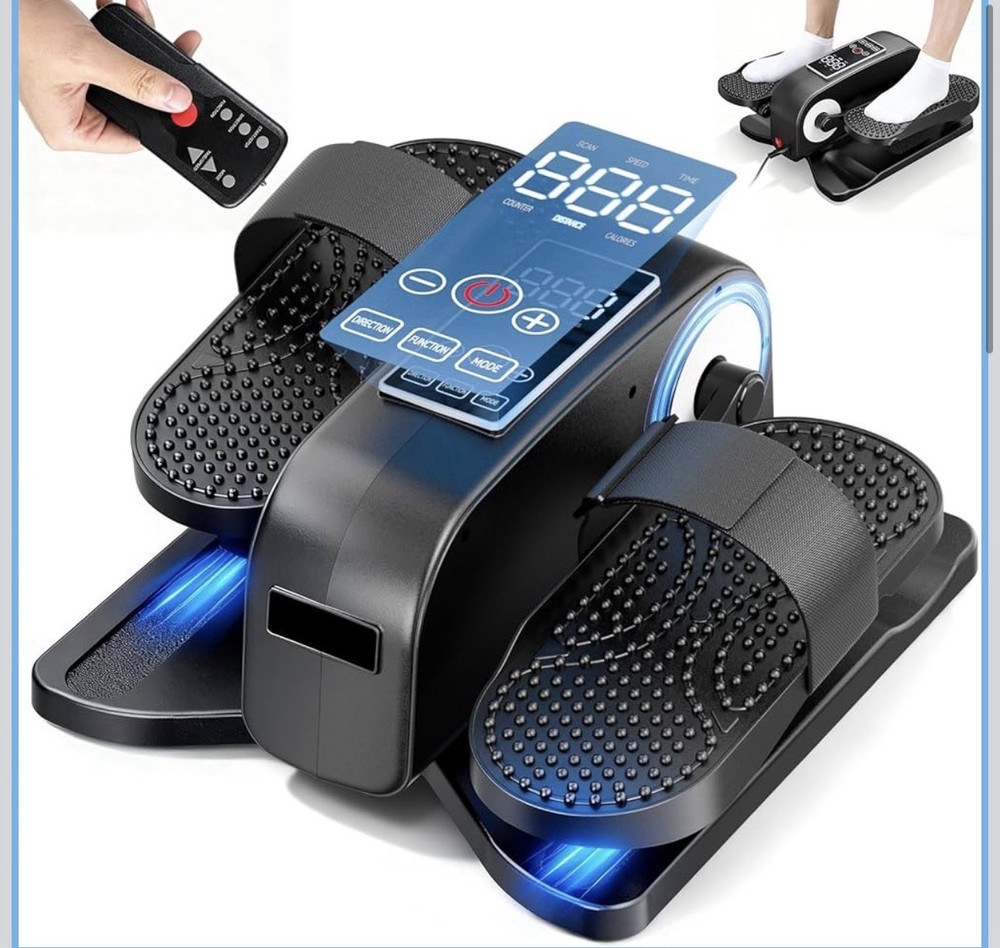 Under Desk Elliptical Machine for Senior (Black2