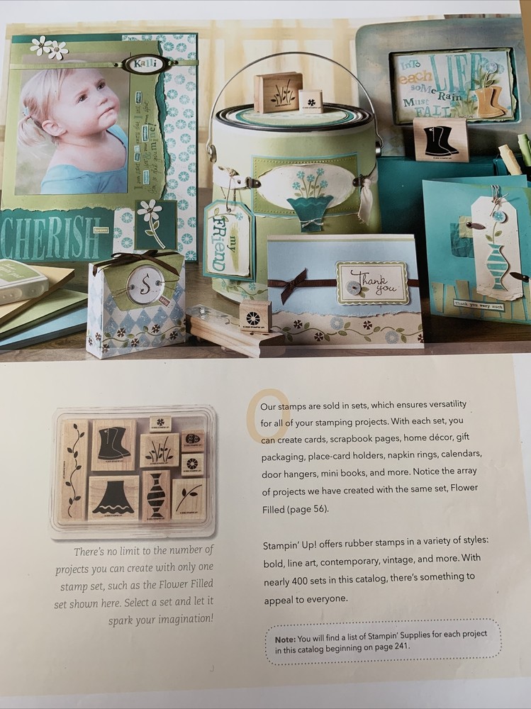 stampin up idea book catalog