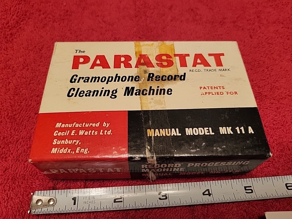 Parastat MK IIA Gramophone Record Cleaning Machine