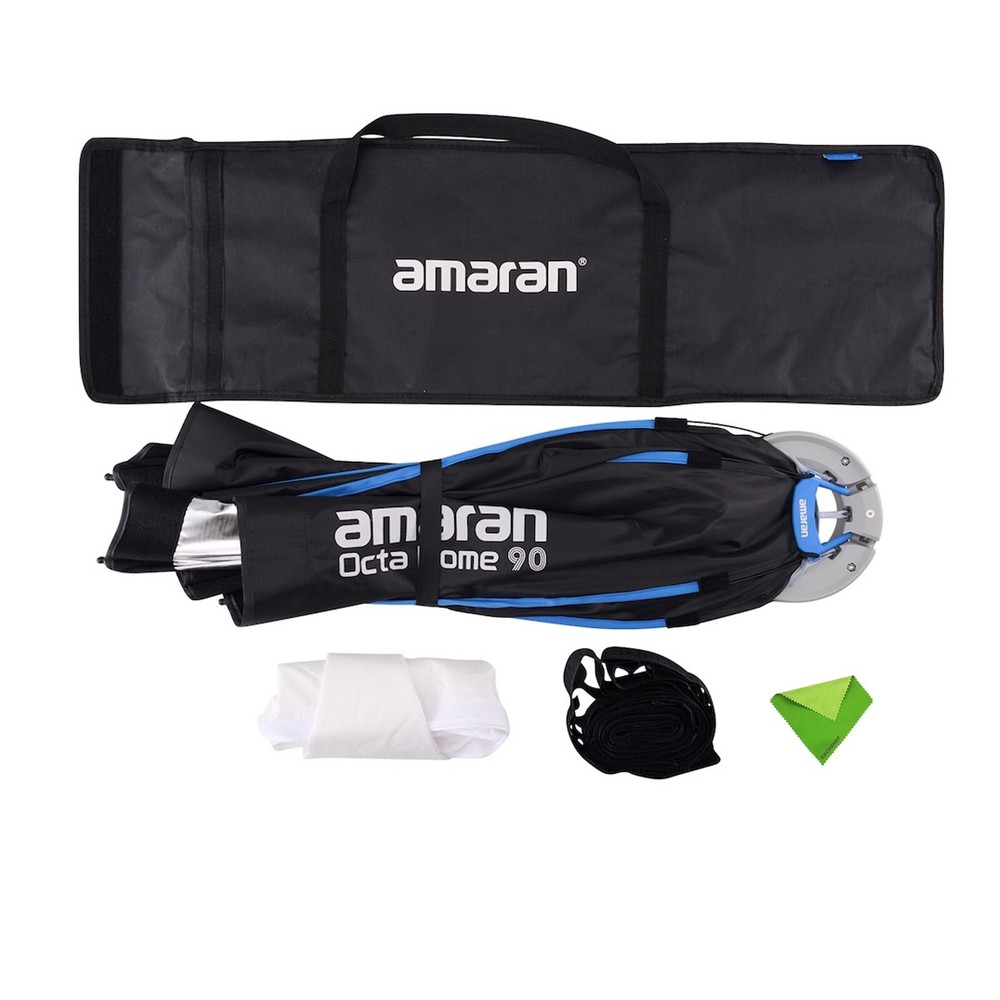 Amaran Octa Dome 90 Octagonal Softbox Honeycomb Folding/Quick Installation 35"