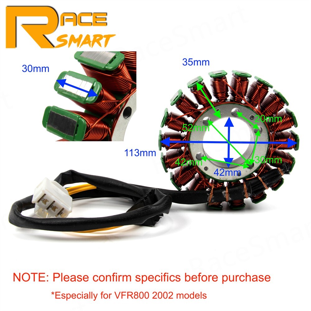Stator Coil + Regulator Rectifier For Honda Interceptor 800 VFR800 2002 - 2009