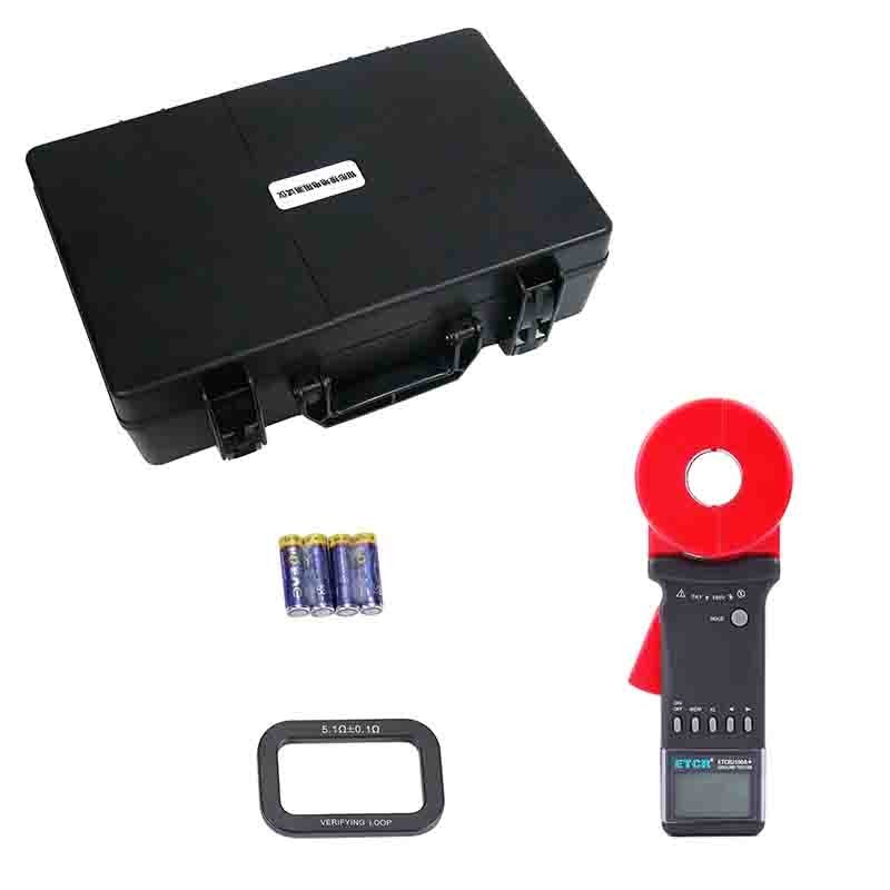 ETCR2100+ Digital Clamp Ground Earth Resistance Meter Tester 0.01Ω-1200]