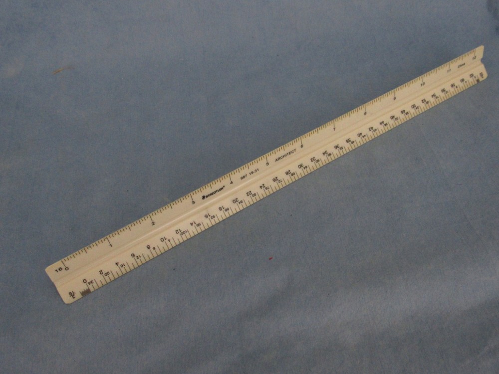 Staedtler 987 19-31 Triangular 12" Architect Scale