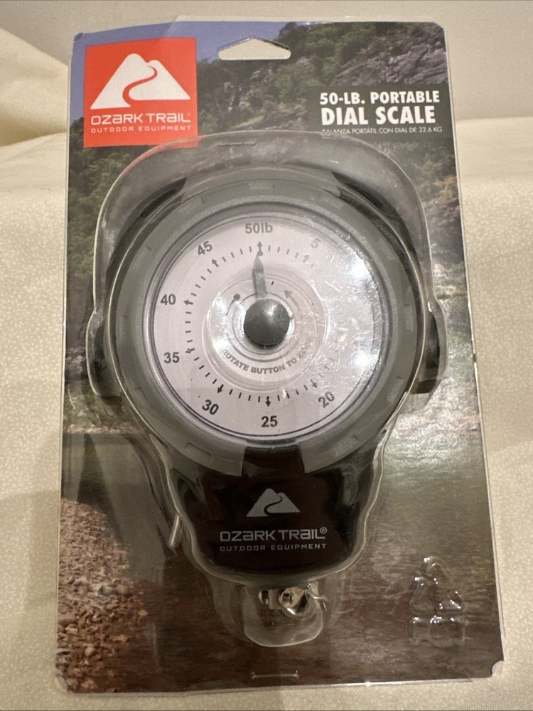 2020 Ozark Trail 50lb Portable Dial Fish Scale . Unopened Packaging