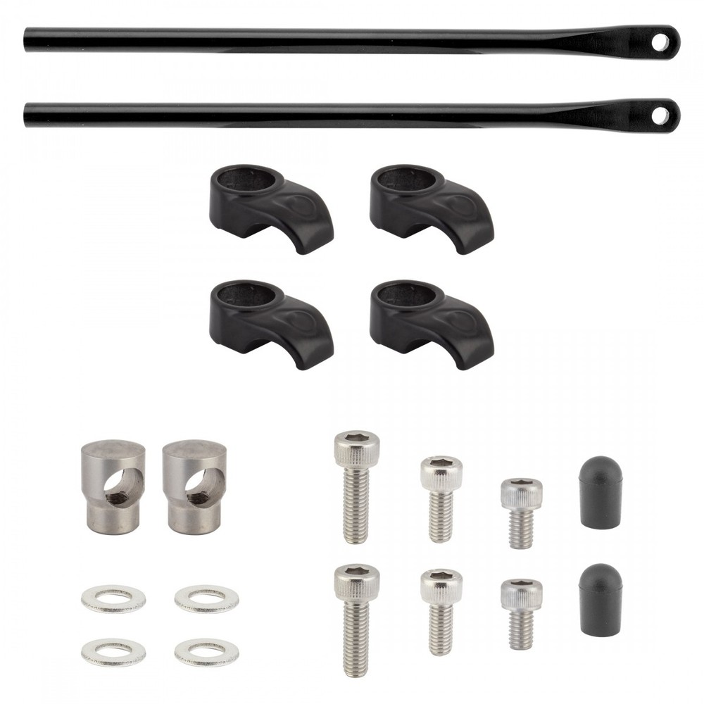 Racktime Shine Evo Black Mounting Kit with Strut Stays & Hardware