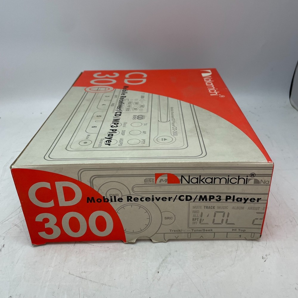 Nakamichi CD300 Mobile Receiver/CD/MP3 Player UNTESTED IN BOX NICE CONDITION