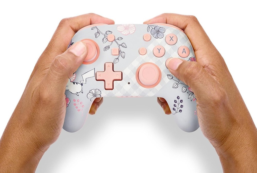 PowerA Nano Wireless Pokémon Controller for Switch – Pikachu Garden