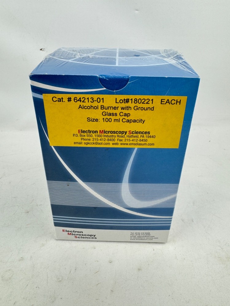 Electron Microscopy Sciences Alcohol Burner w/ Ground Glass Cap 100ml 64213-01