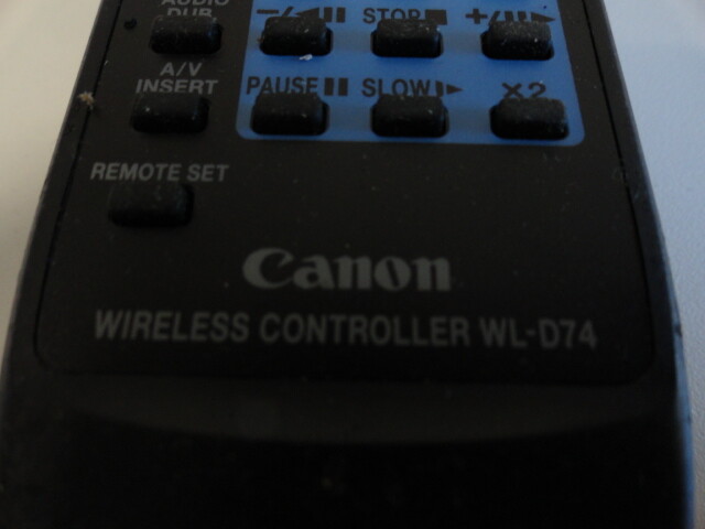 L15: WL-D74 Canon Wireless Remote Controller for GL1 Camcorder