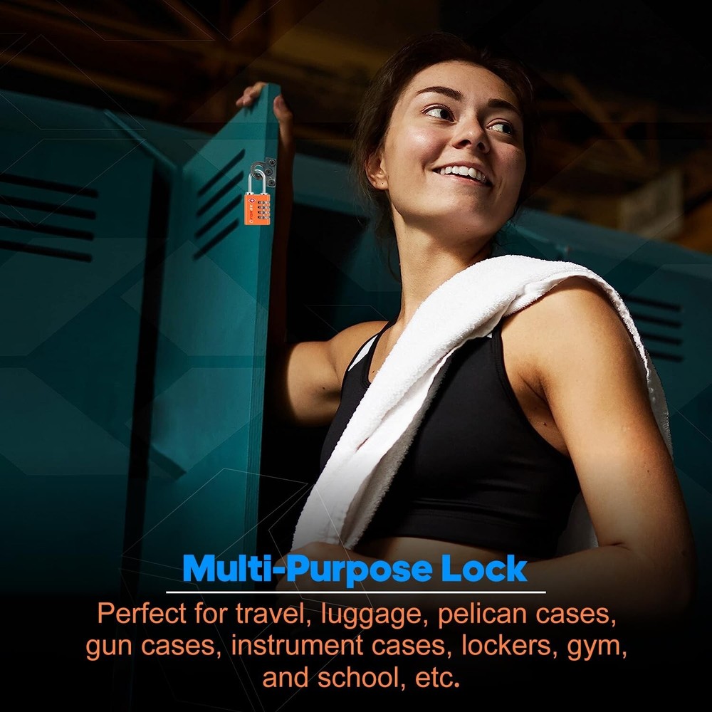 Forge Dual-Opening: Key or Combination Access Lock, TSA Approved Lo... Fast Ship