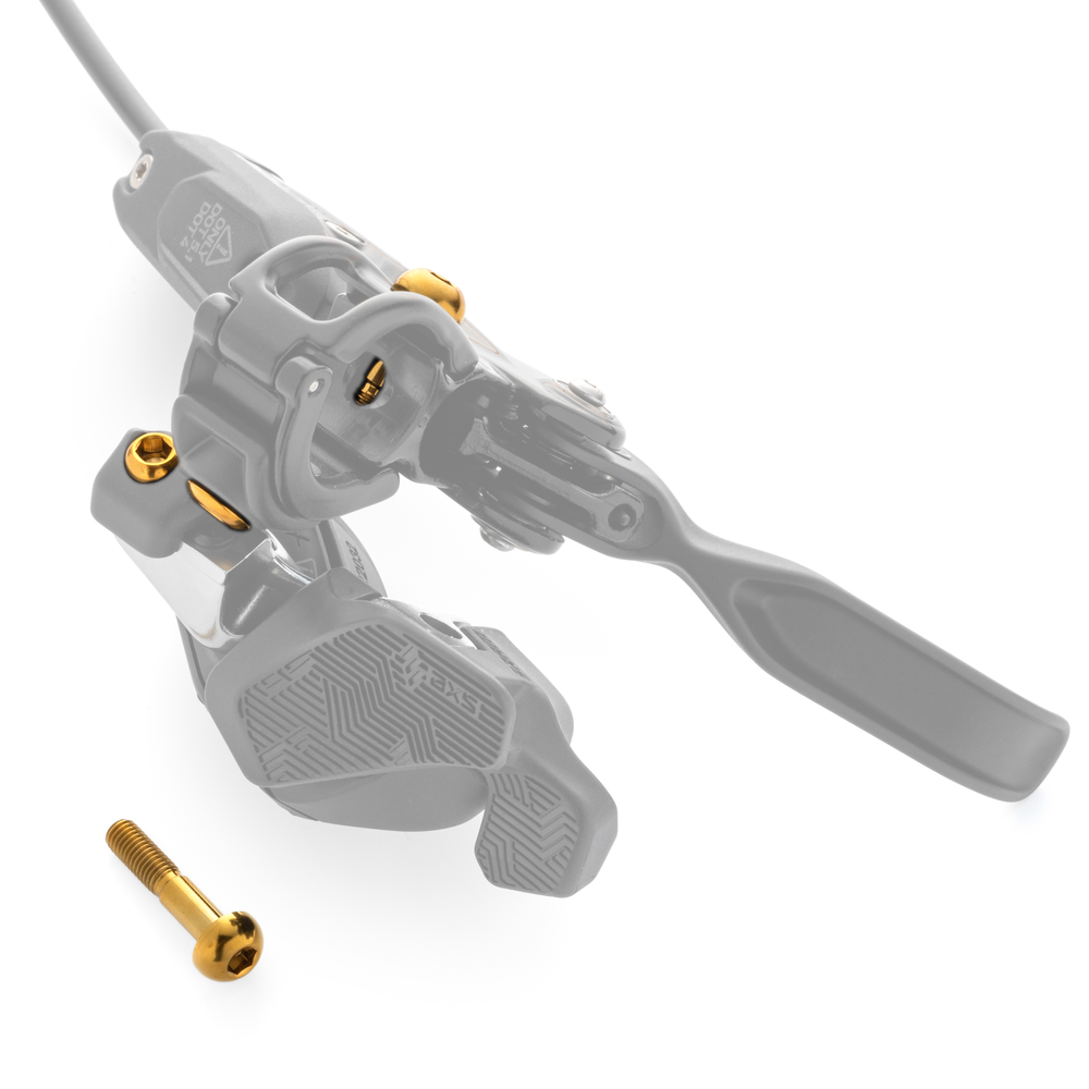 Gold Titanium SRAM Matchmaker Brake & Shift Lever Hardware Kit by Terske