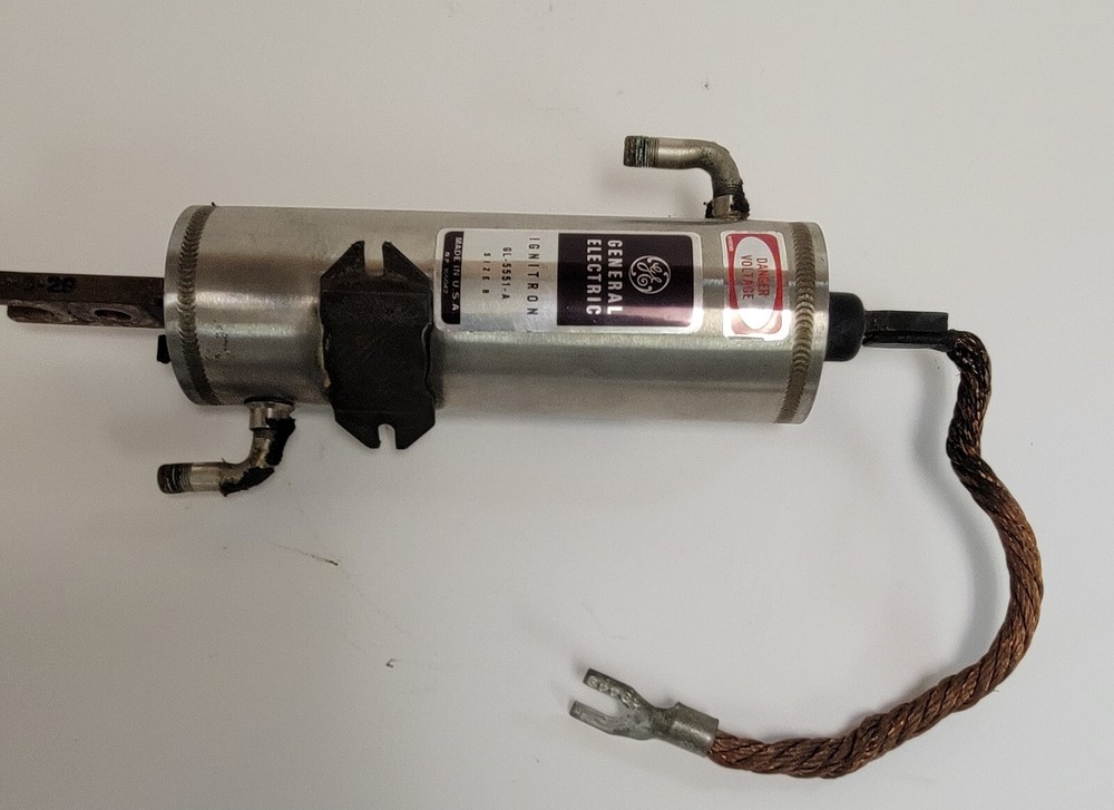 GE IGNITRON TUBE GL-5551-A, SIZE B.