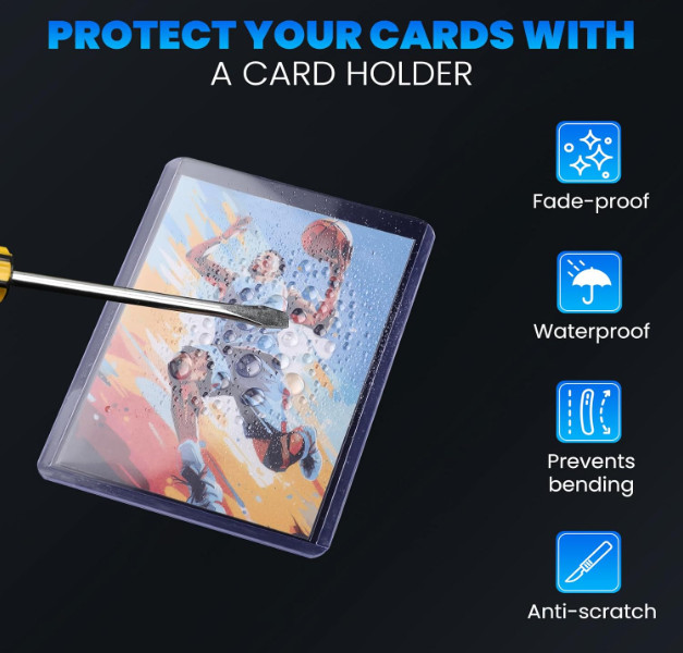 2000 Card Sleeves & Top Loaders 3x4 Hard Plastic Protectors Set