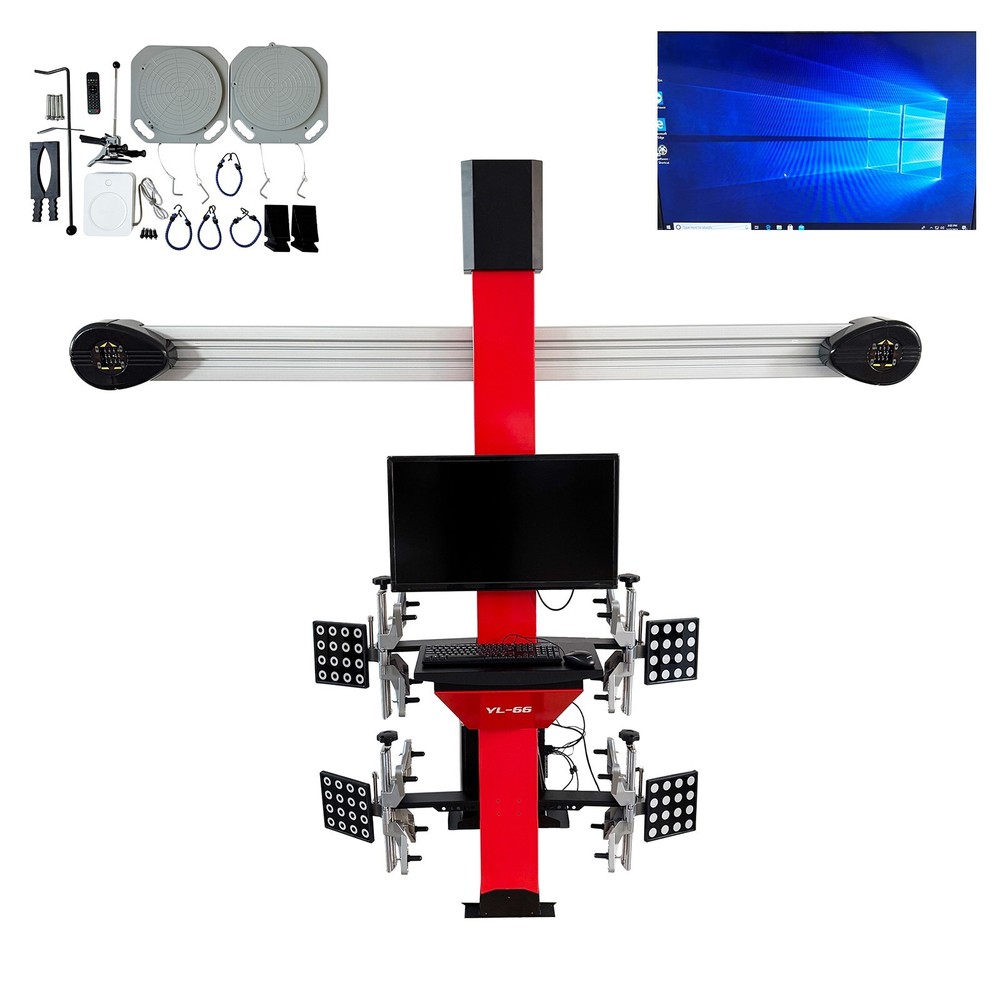 Wheel Alignment Machine Wheel Aligner 3D Tire Wheel Aligning Machine Tools 110V