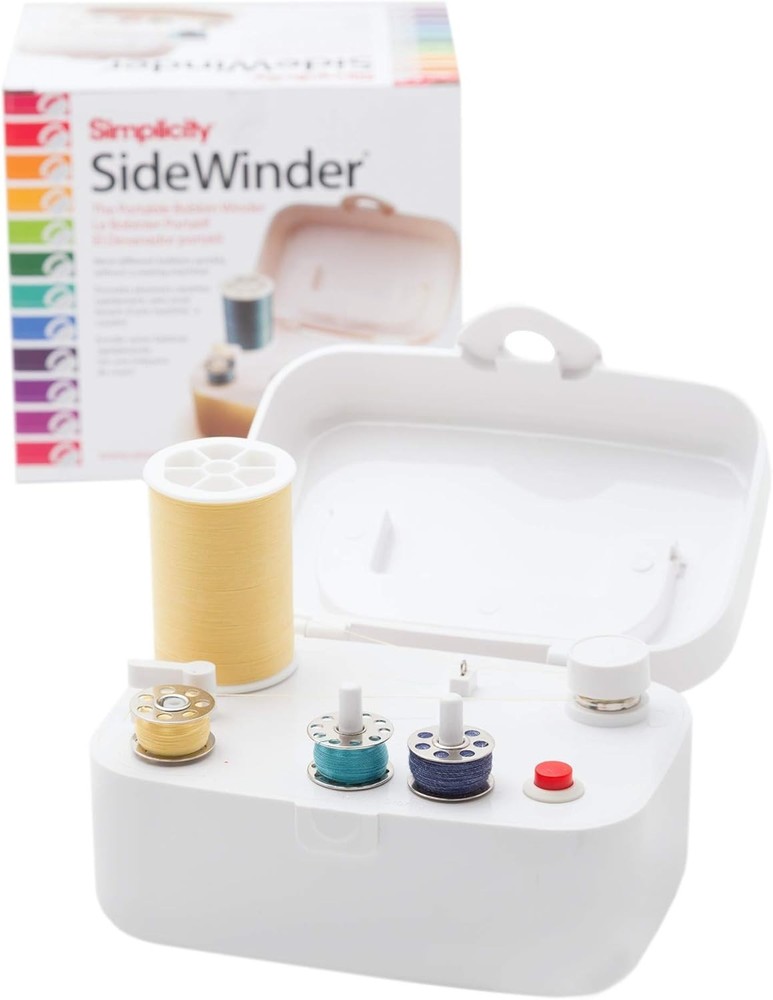 Portable Automatic Bobbin Winder Machine 120V for Sewing, Compact, Easy