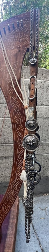 Sterling silver Owl bridle