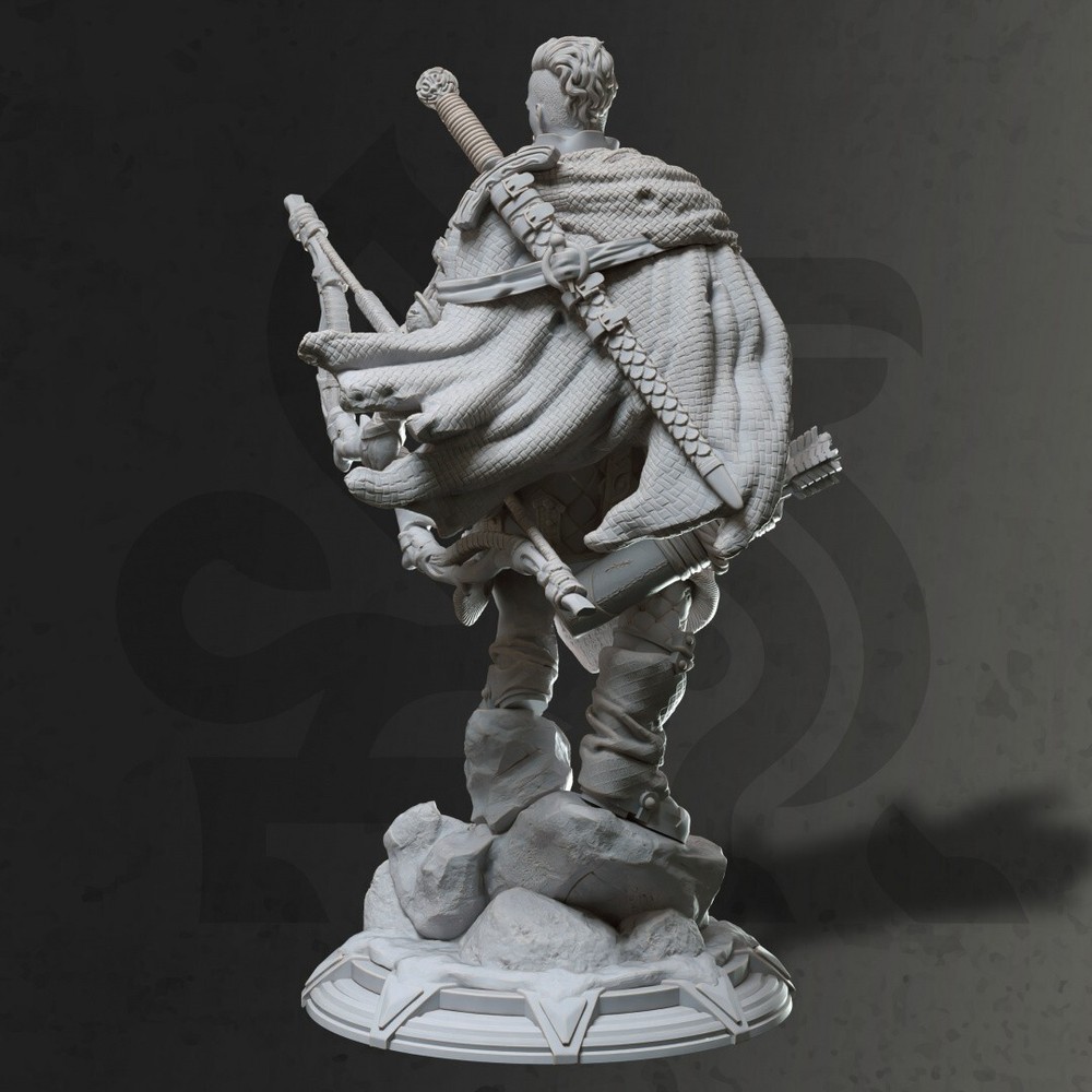 Viktor Trine Human Ranger Archer Scout Miniature | D&D DnD |