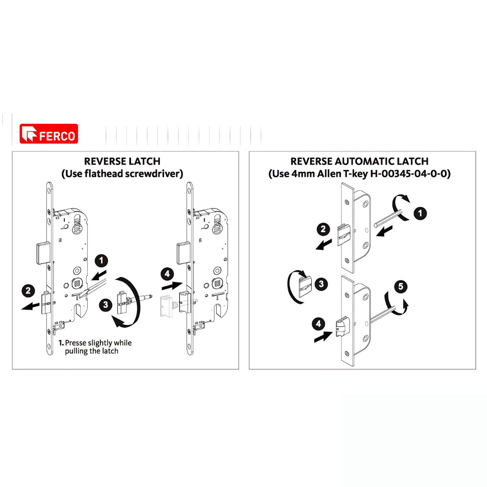 Secury Automatic Multipoint Lock Key Operated 45mm Backset 92mm PZ Gear Driven