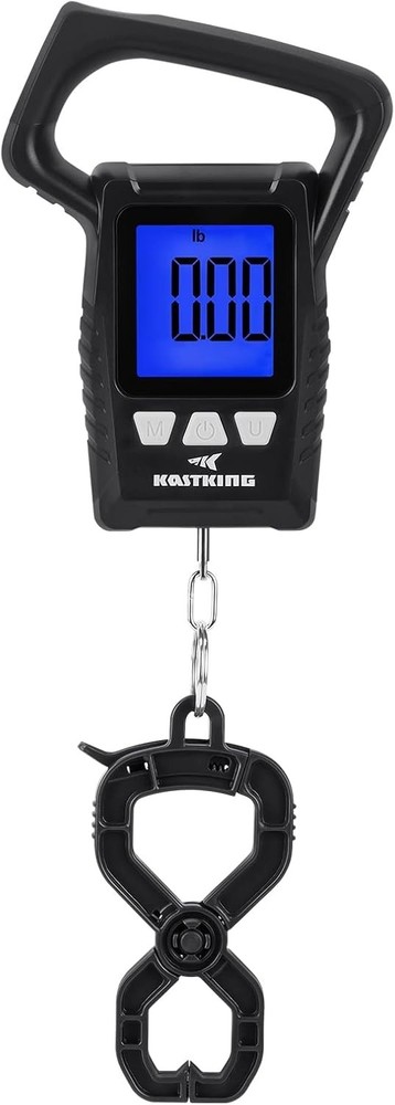 Fish Scale, Floating Waterproof Digital Scale, 2.5” Large LCD Display, 110lb ...