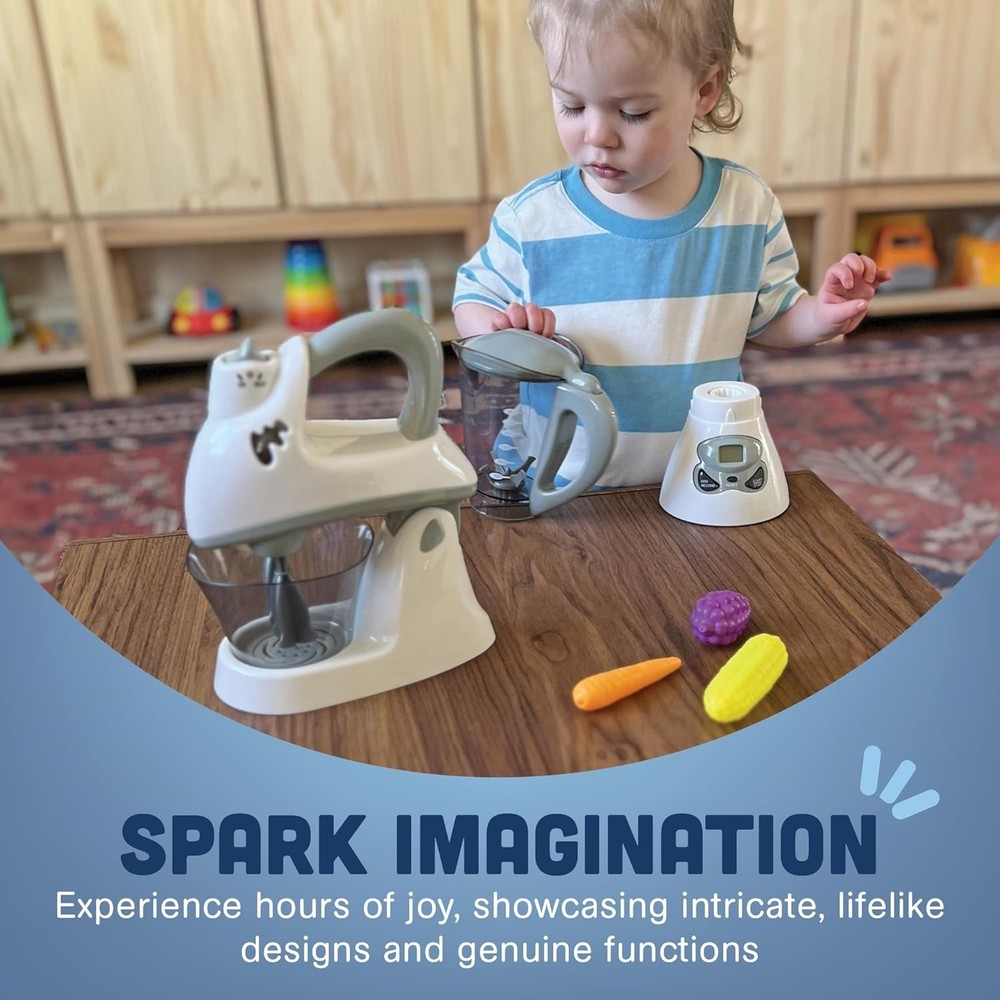 Toy Blender & Mixer with Realistic Functions