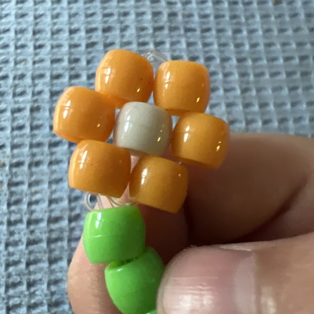 Orange tulip Kandi (READ DESCRIPTION)