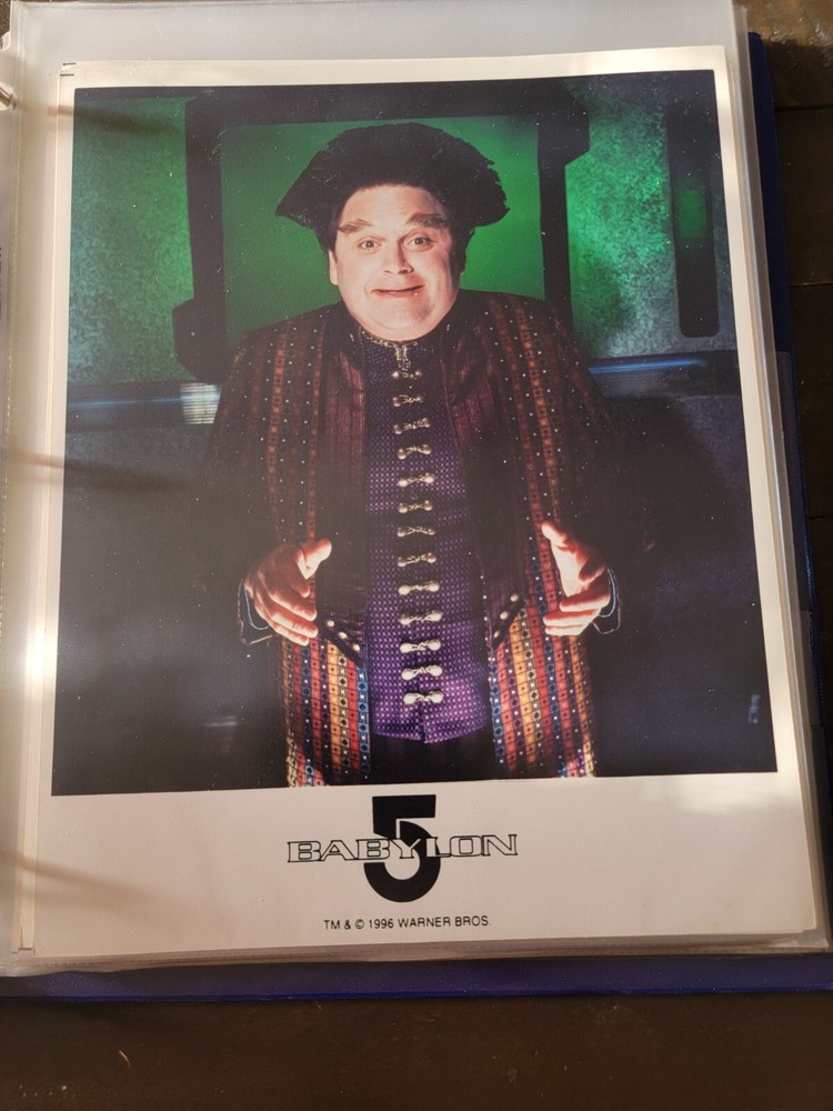 12 Different 8x10 Babylon 5 Characters photos
