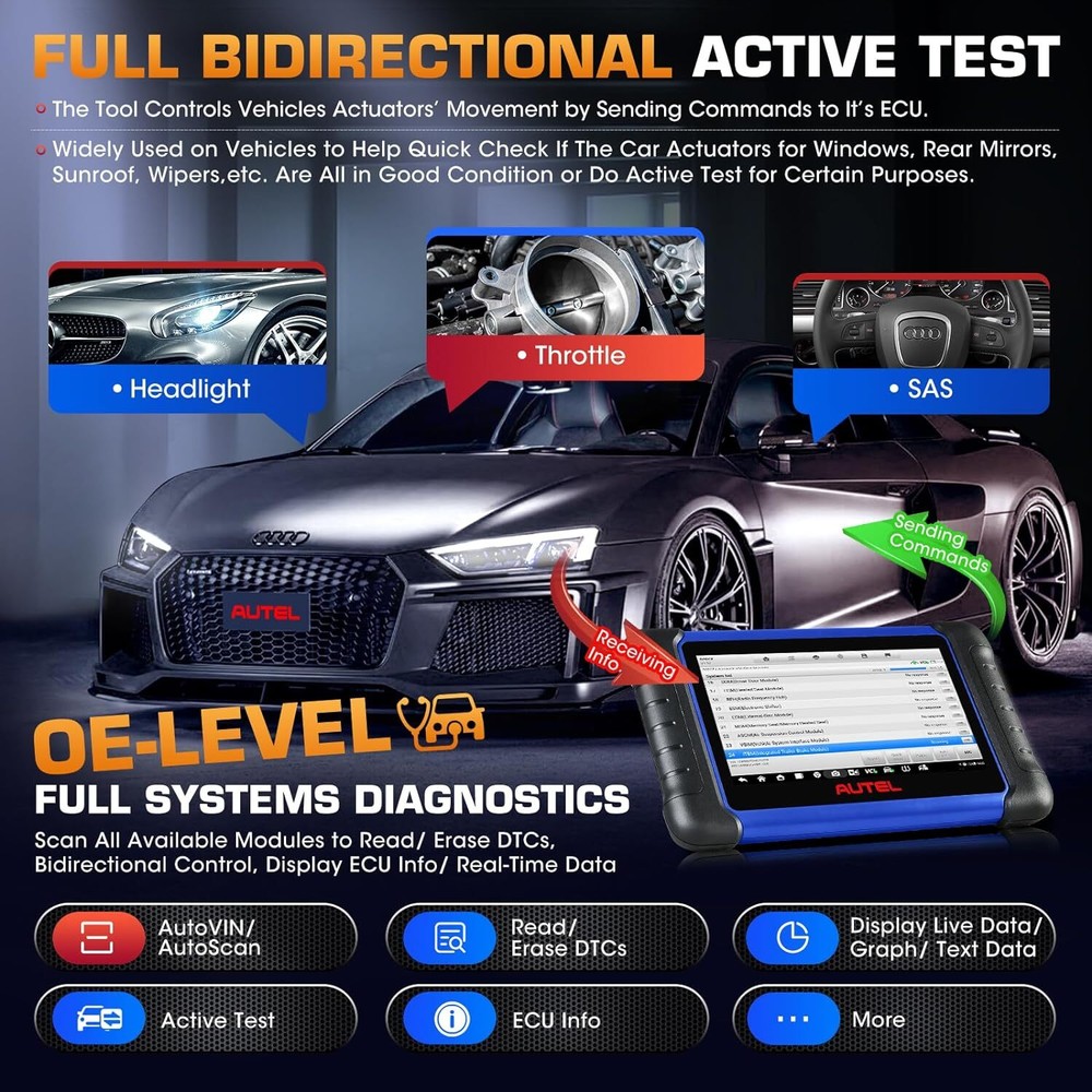 Autel MaxiIM IM508S PRO IMMO Key Programmer Auto Diagnostic OBD2 Scanner Tool