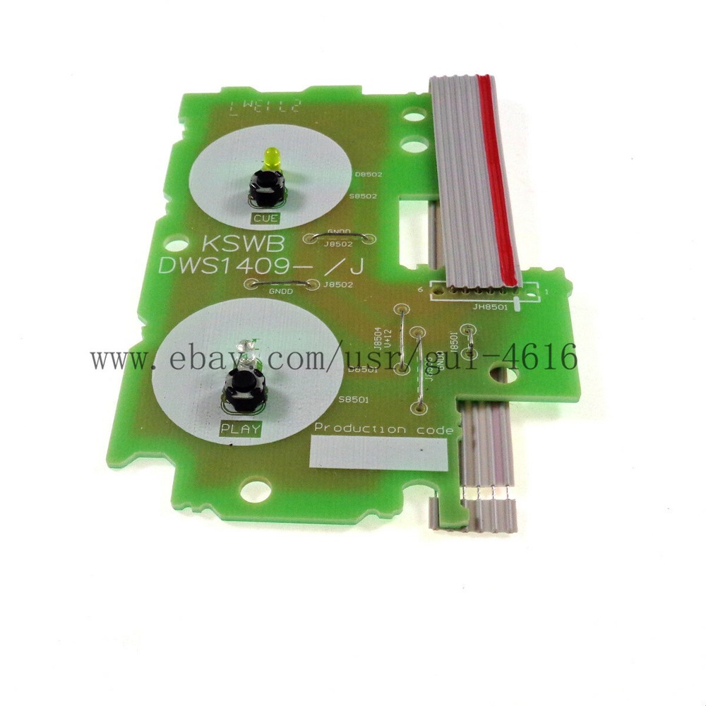 CDJ 2000 KSWB PLAY PAUSE & CUE SWITCH PCB ASSEMBLY( DWS1409) +10Pcs buttom Green